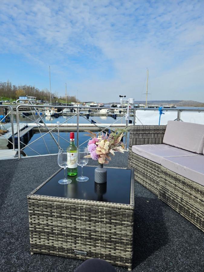 Hotel Mobiles Hausboot El'Milia Braunsbedra Exterior foto